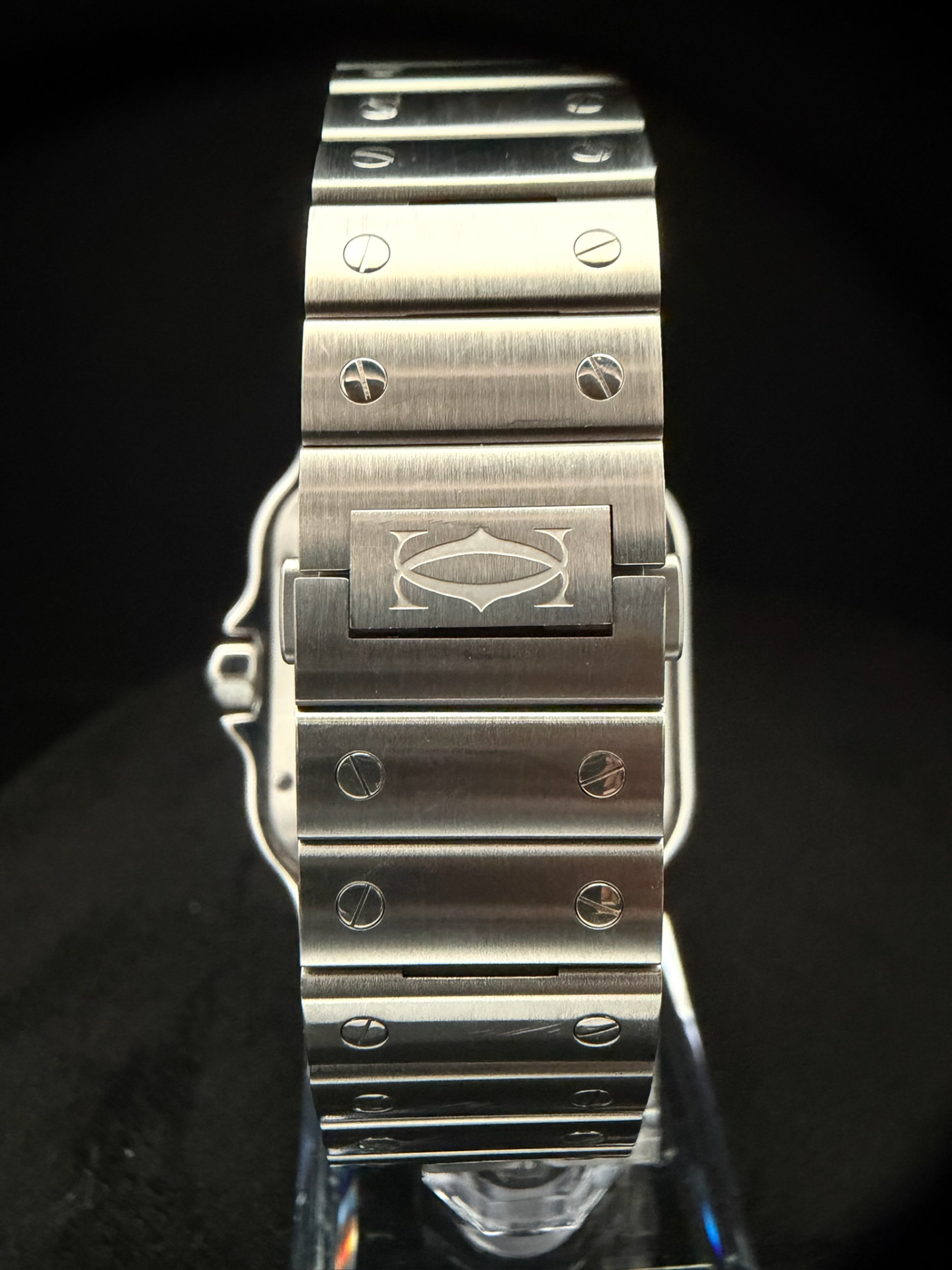2025 Cartier Santos Large — Cartier signed deployant clasp