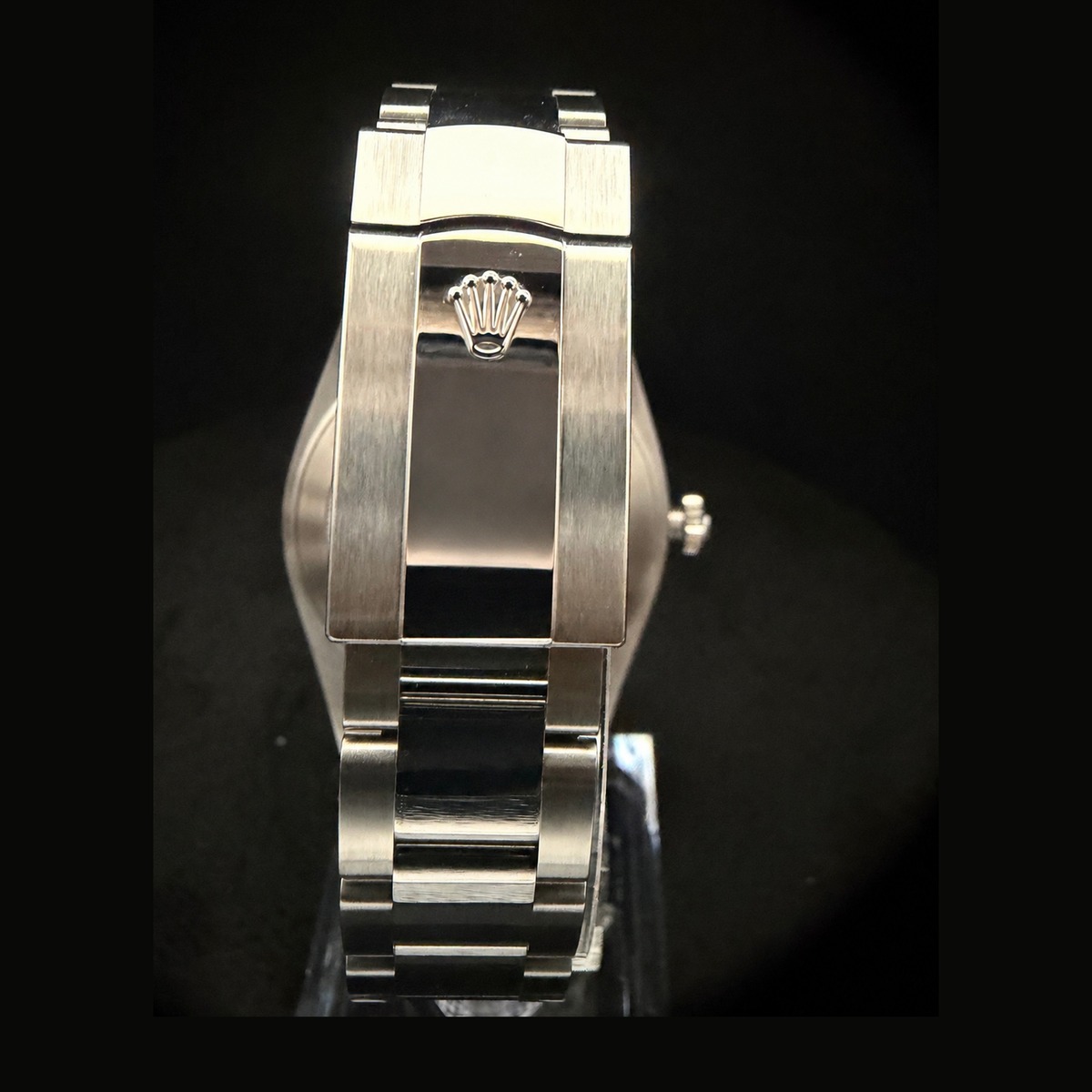 Rolex Datejust 41 126300 Oyster bracelet clasp with Rolex coronet detail